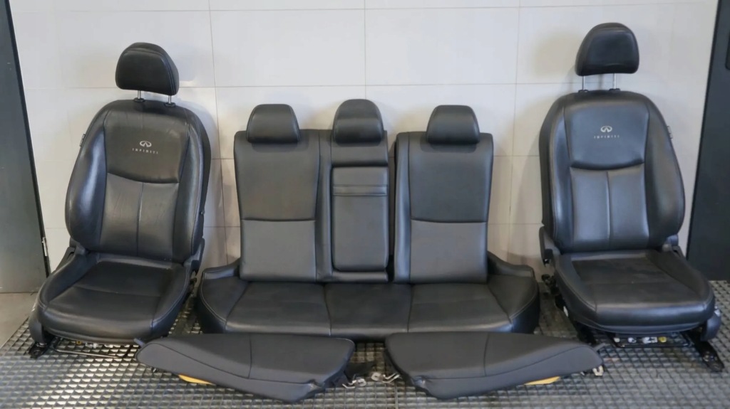 фото №1, Сидіння сидіння заднє сидіння комплект infiniti q50 шкіра шкіряний