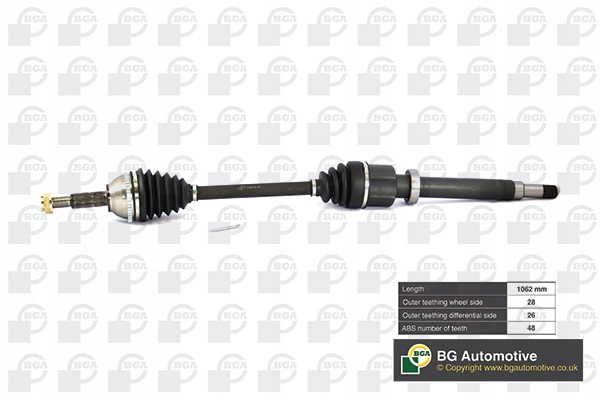 фото №1, Bga ds2320ra wał привідний