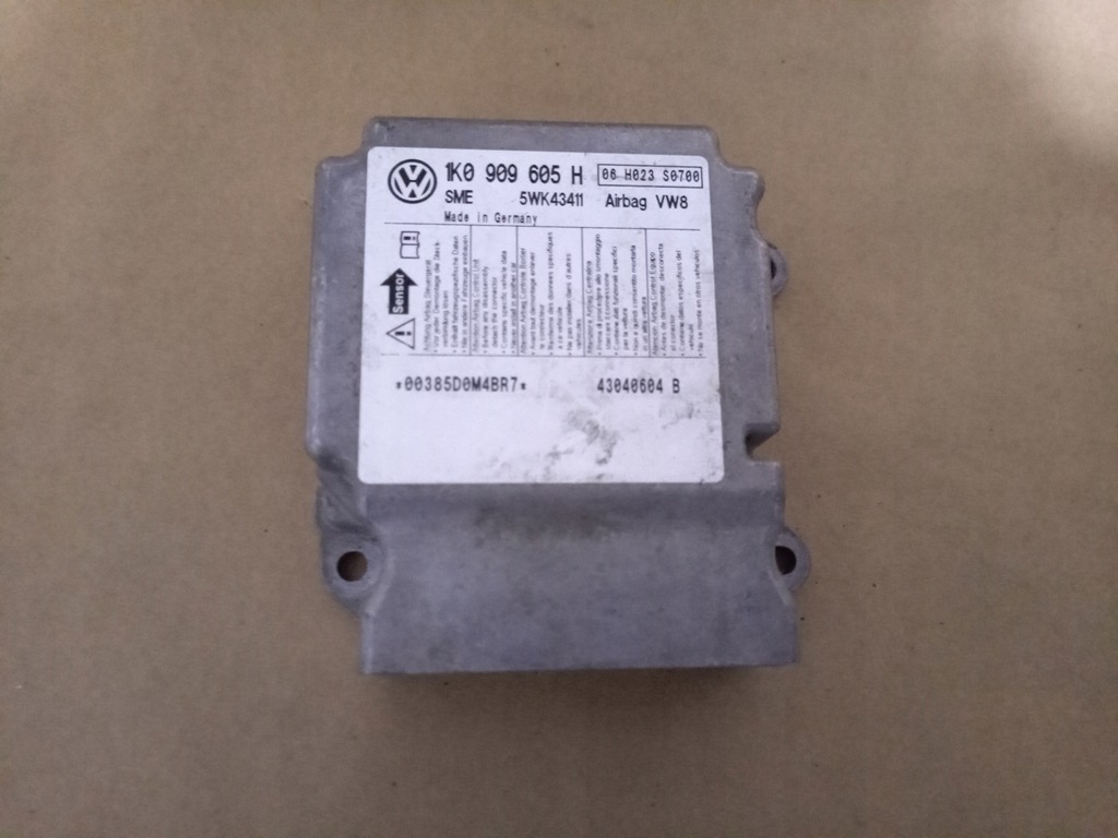 фото №1, Датчик модуль подушка безопасности vw s seat skoda octavia ii