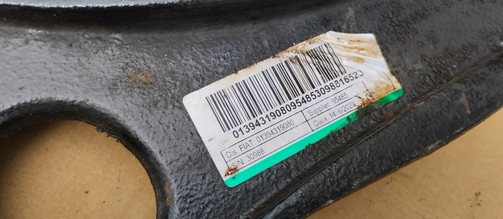 Важіль лівий передній перед fiat ducato 23r 01394319080 Зі Шроту