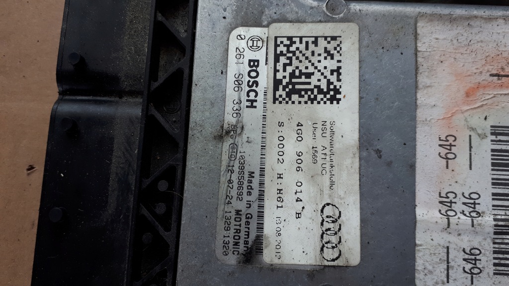 фото №5, S6 c7 4g бортовий комп'ютер блок керування двигуна 4.0 tfsi s7 4g