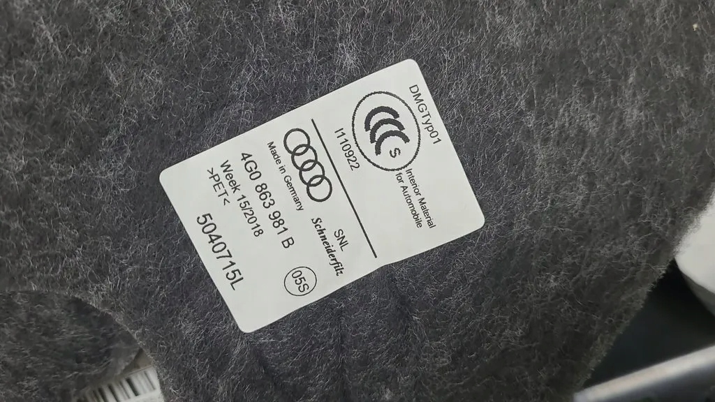 фото №9, Обивка обшивка жгут дверь правый задняя a6 s6 c7