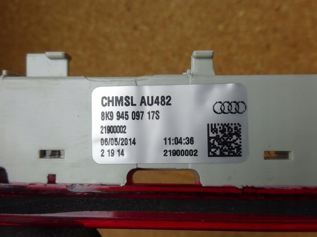 фото №8, Audi a4 b8 8k kombi lift 12-15 третій світло стоп 8k9945097