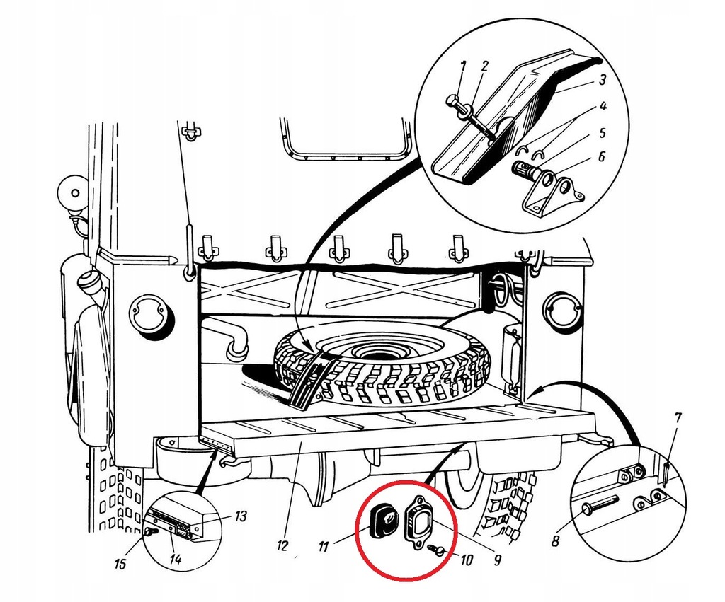 фото №5, Отбойник отбойники борта задняя борт gaz 69 a