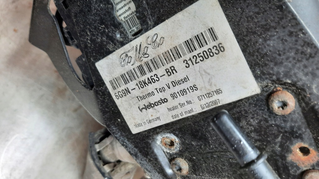 фото №5, Webasto 31250836 volvo xc70 ii 2.4 d5 07-16r