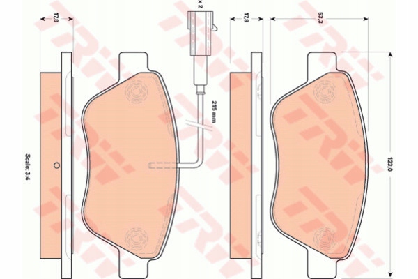 фото №3, Гальмівні колодки гальмівні trw gdb1842
