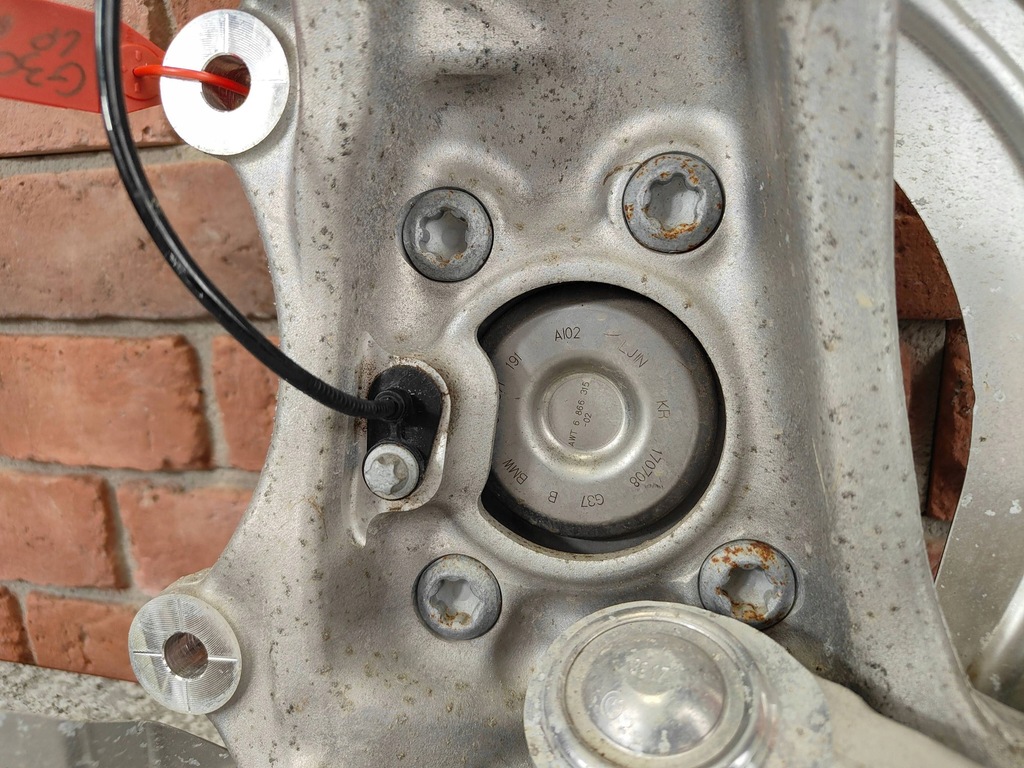 фото №12, Bmw g30 g31 поворотный кулак + рычаги ступица левая левый перед 2wd rwd 6884381