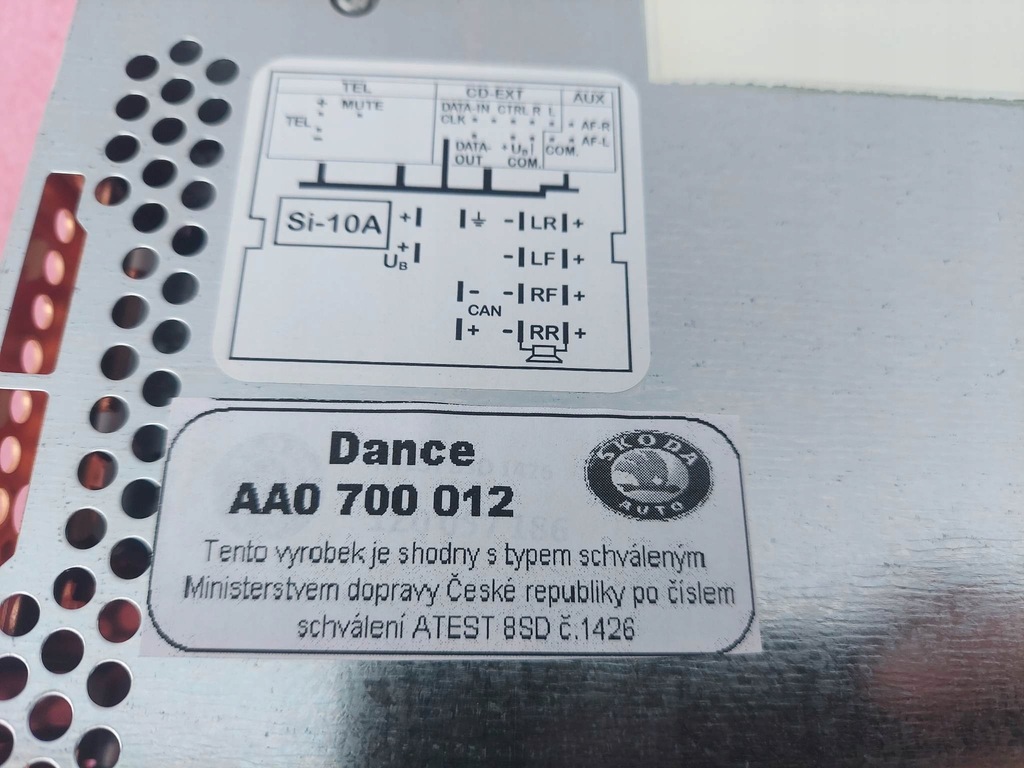 фото №7, Skoda fabia ii roomster радио dance nowa оригинальный номер