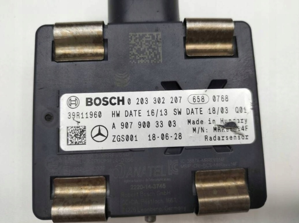фото №4, Mercedes sprinter w907 радар датчик distronic a9079003303 0203302207