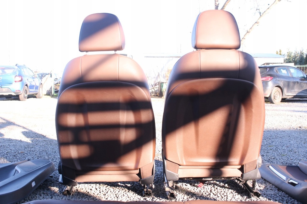 фото №14, Коричневые салон сиденья заднее сиденье audi a3 8v hb eu