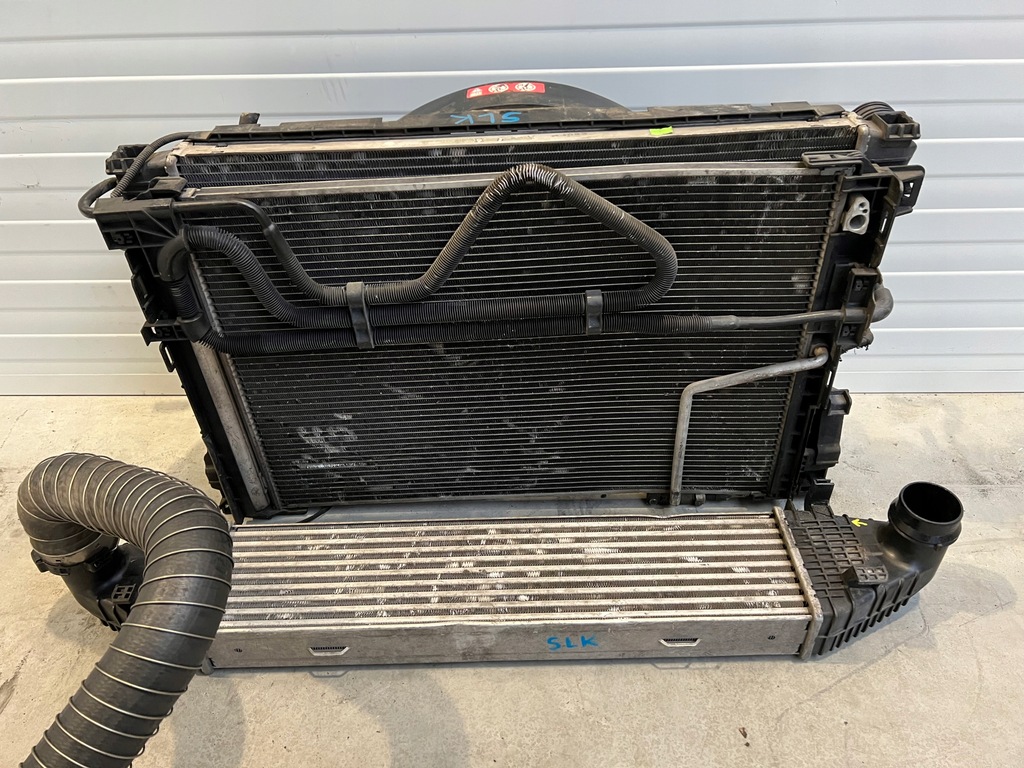 фото №1, Комплект радиатор радиатор mercedes slk w172