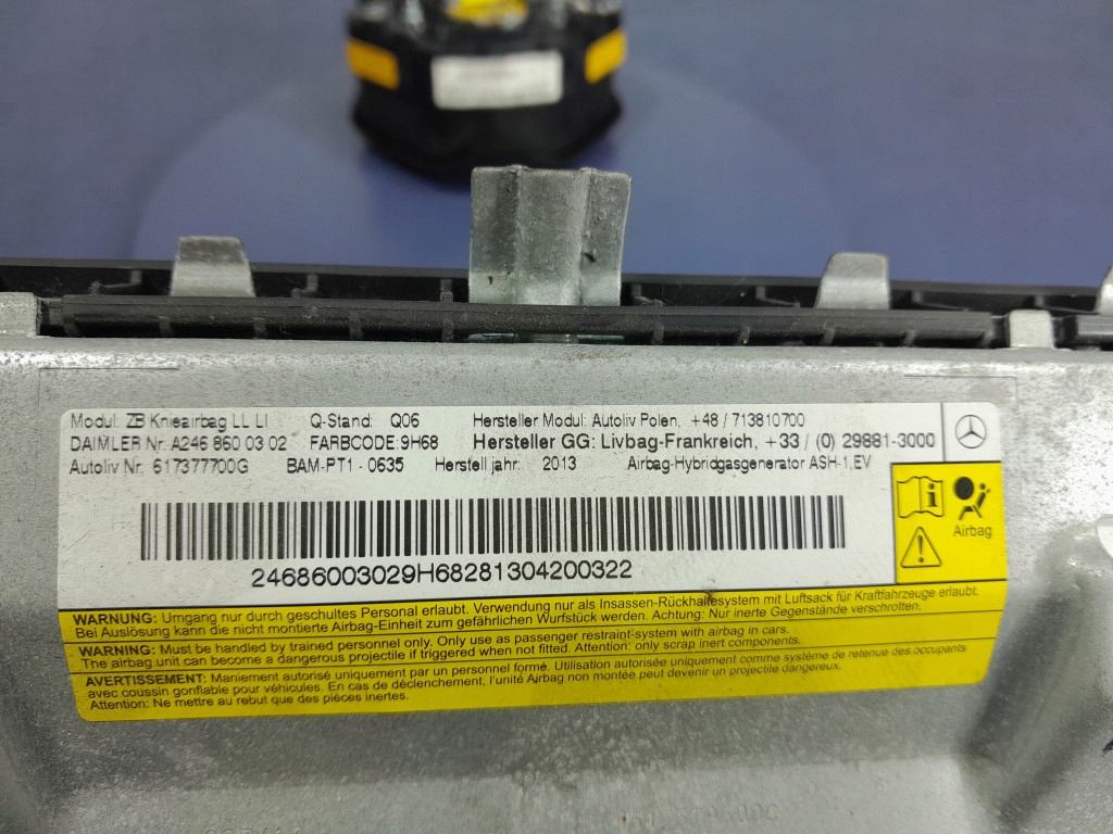 фото №9, Mercedes b w246 панель приладів приладова консоль pulpit подушки безпеки подушка безпеки