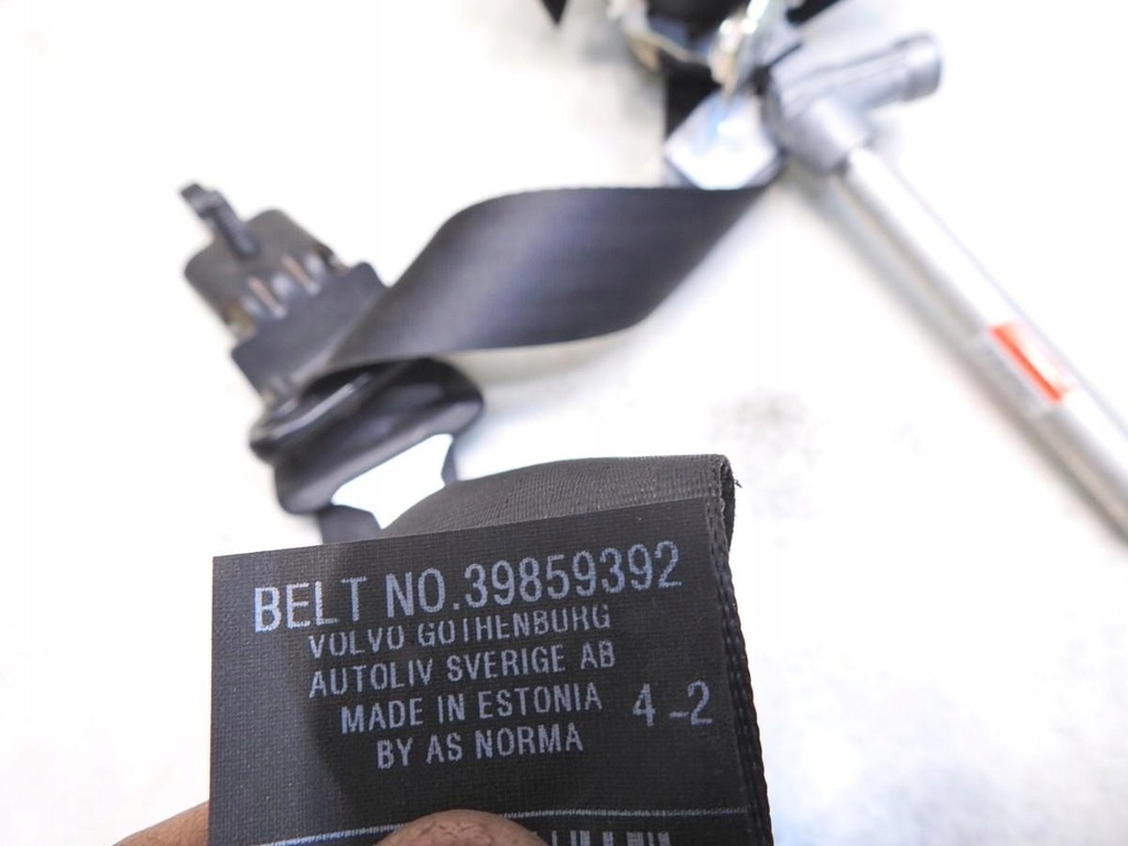 фото №6, Pas безопасности натяжитель правый задняя v70 iii