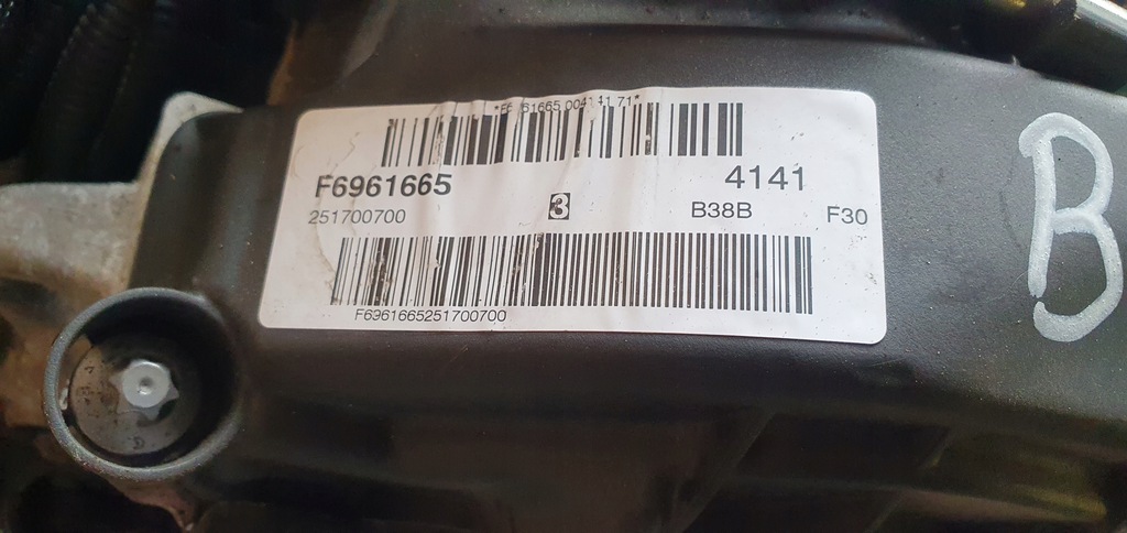 фото №14, Двигатель блок блок двигателя kompletny 56000km bmw 3 f30 lift i f20 1.5 b38b15a
