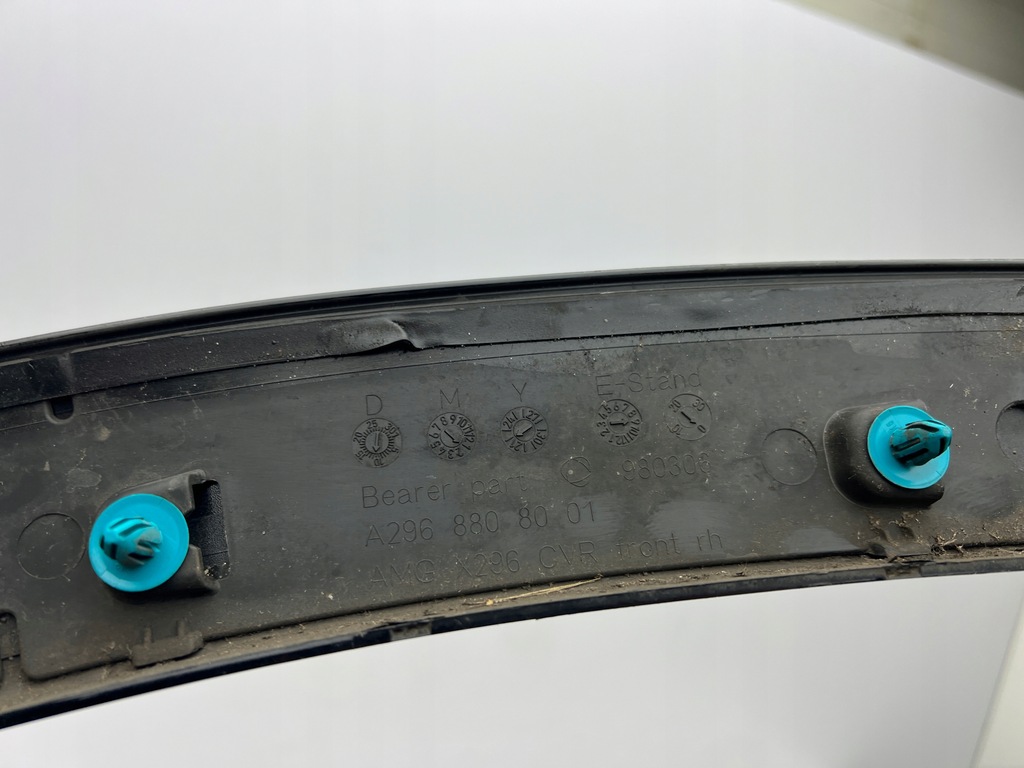 фото №6, Mercedes eqs v296 amg молдинг na крыло передний правый перед оригинал 22-