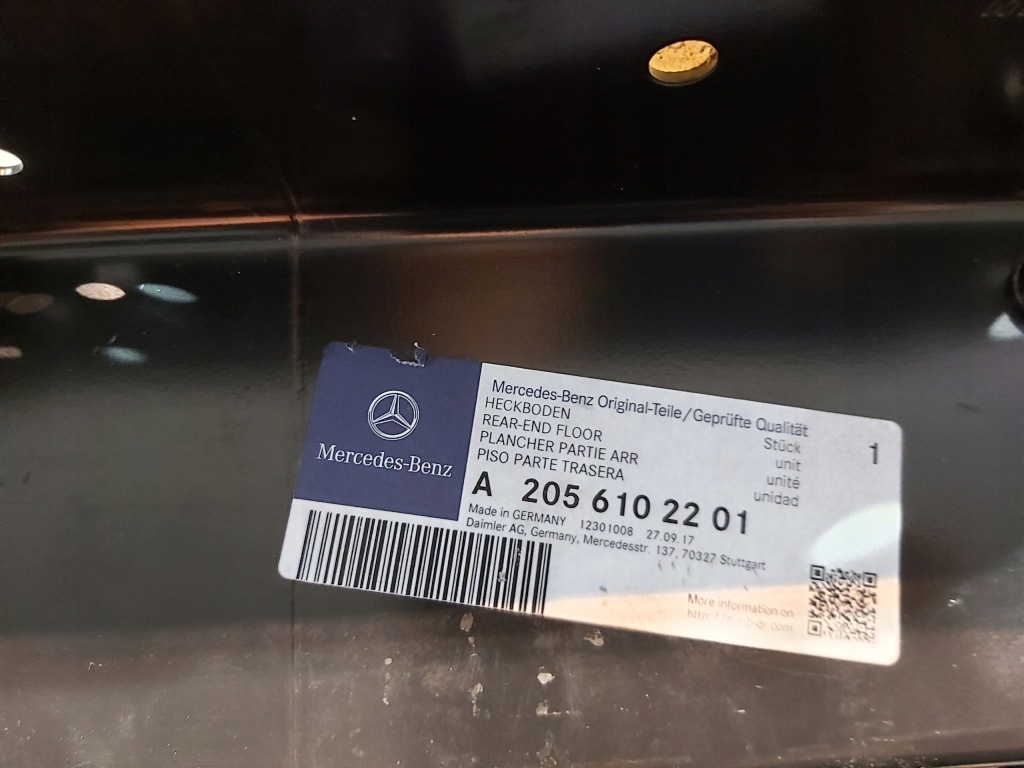 фото №4, Лонжерон підкрилок задня mercedes w205 a2056102201