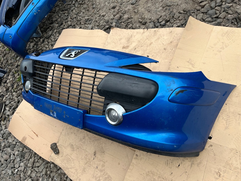 Купити Бампер передній перед peugeot 307 2005-2009 решітка  рестайлінг  kmfd протитуманні фари хром