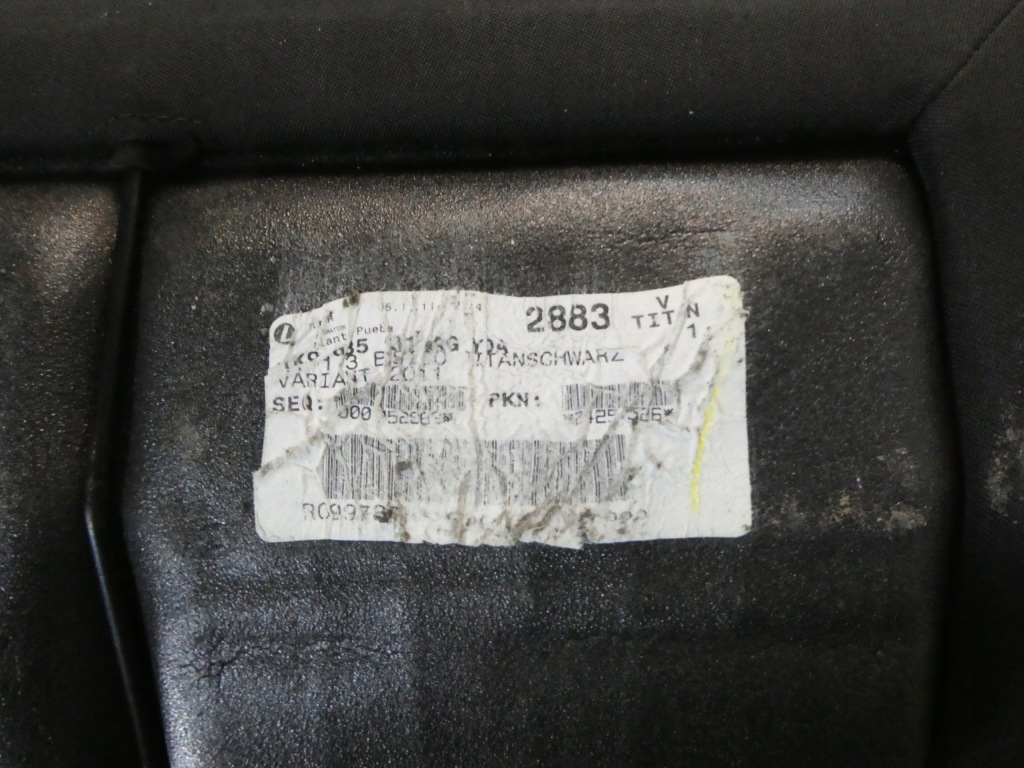 фото №7, Сидіння заднє сидіння задня задні vw golf vi kombi