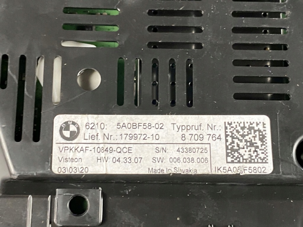 фото №7, Bmw seria 1 f40 f44 приборы приборы digital 5a0bf58-02