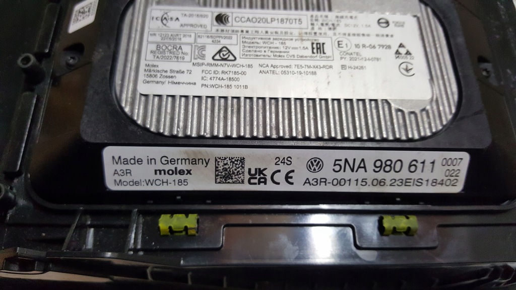 фото №13, Пепельница бардачок зарядное устройство индукционная skoda superb iii 3v1863071