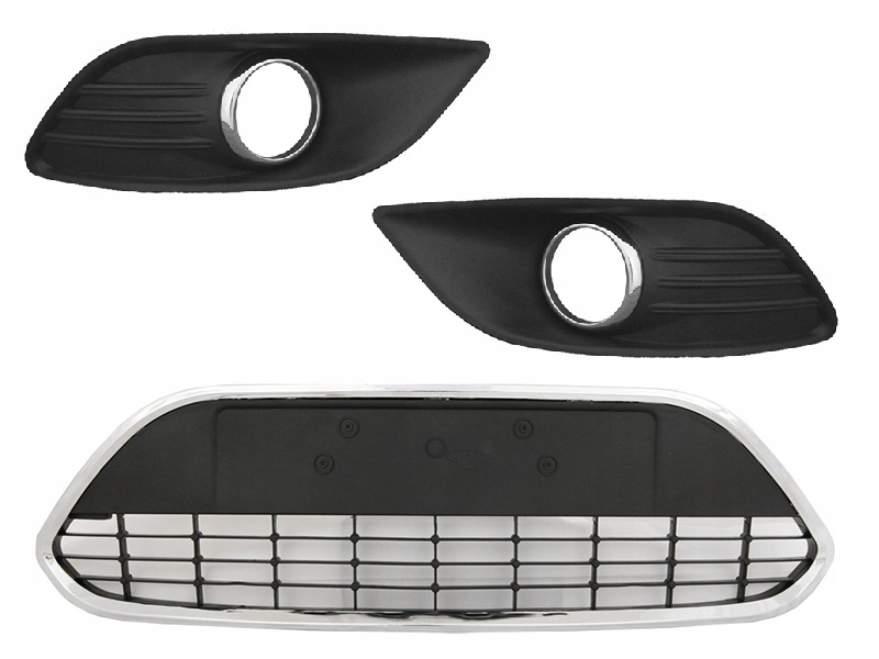 фото №1, Решётка решётка радиатора решётка радиатора хром ford focus ii mk2 2 lift