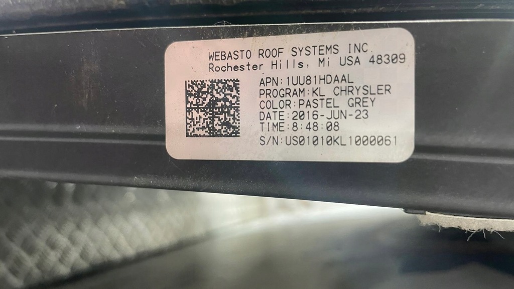 фото №5, Люк дах панорама jeep cherokee kl 2014-18