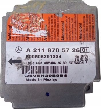 Купить Mercedes w211 модуль датчик подушек 2118705726