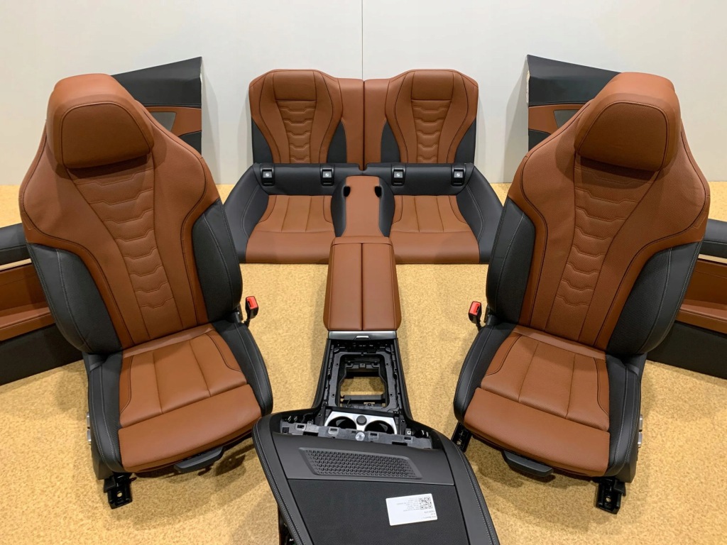 фото №2, Bmw 8 g15 сиденья заднее сиденье обшивки салон individual tartufo