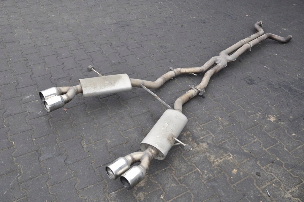 фото №1, Jaguar xkr xk ii 5.0 v8 вихлоп kompletny труба вихлопна гасник