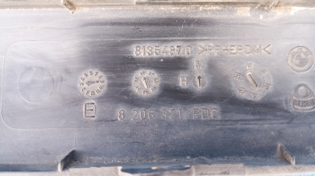 фото №8, Bmw 3 e36 cabrio 81354870 молдинг бампера левый задняя