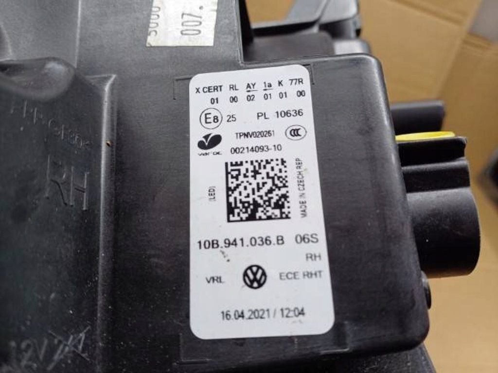 фото №9, M27 vw id3 id.3 лампа перед передняя правая full led 10b941036b