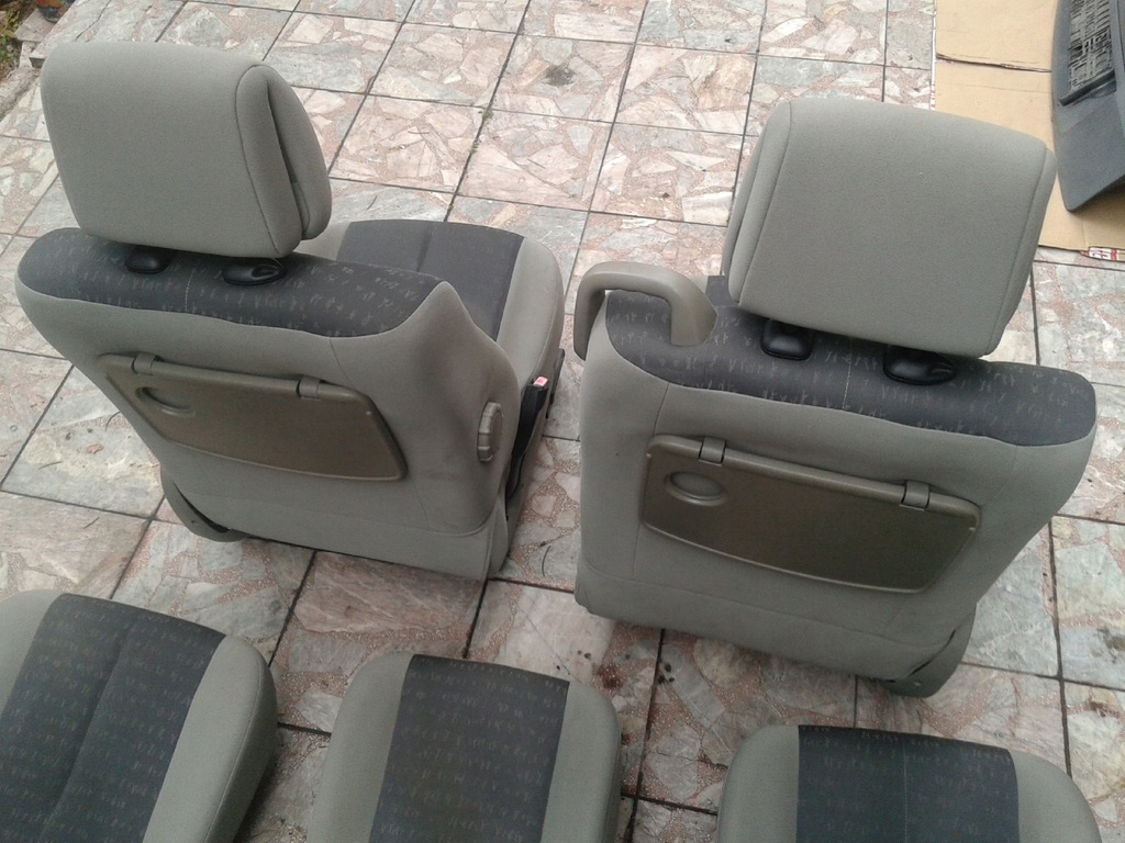 фото №7, Сиденье перед левый + правый + сиденья задняя задние renault scenic ii 2 03-09