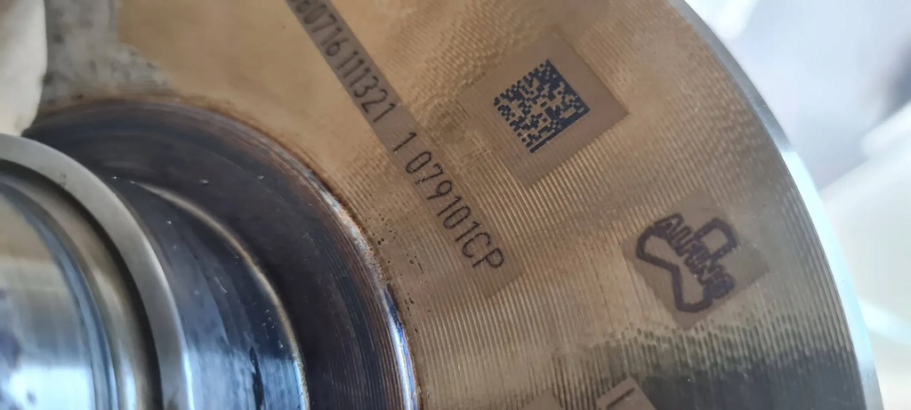 фото №7, S6 c7 4g lift wał коленчатый номинал 4.0 tfsi ctg r079e 079101cp 079cp s7 4g