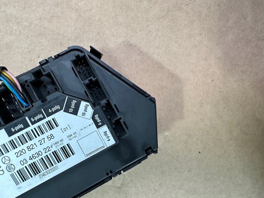 фото №6, Панель регулювання сидіння, блок керування mercedes w220