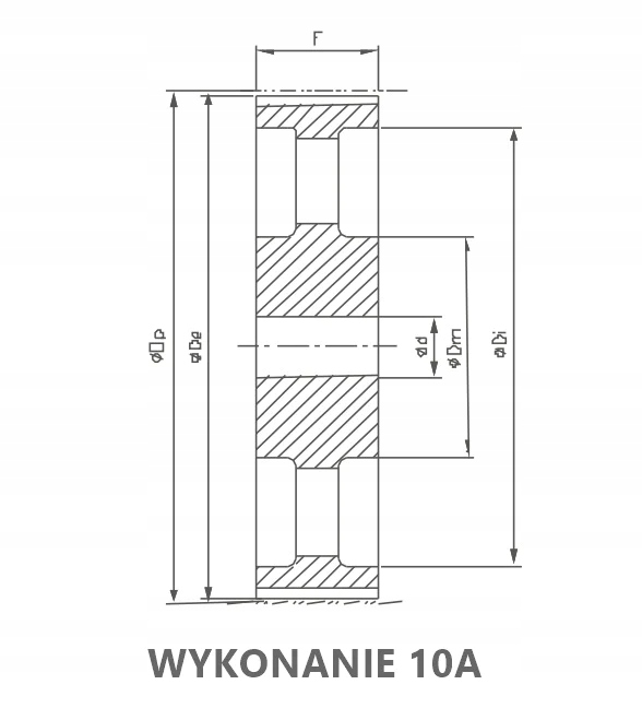 фото №2, Шків зубчасте opibelt pas 85mm 112 8m 85