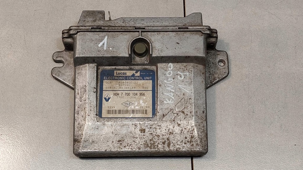 фото №1, Блок управления двигателя kangoo i 1.9 d 7700104956