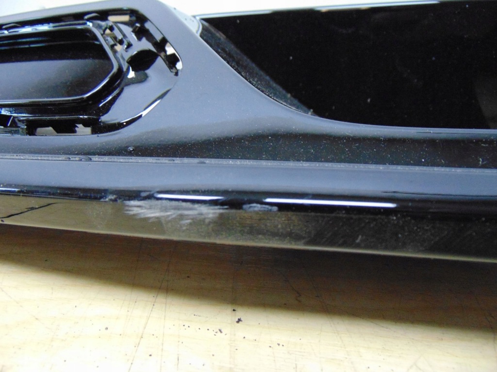 фото №9, Накладка бампера задняя диффузор vw golf vii r-line