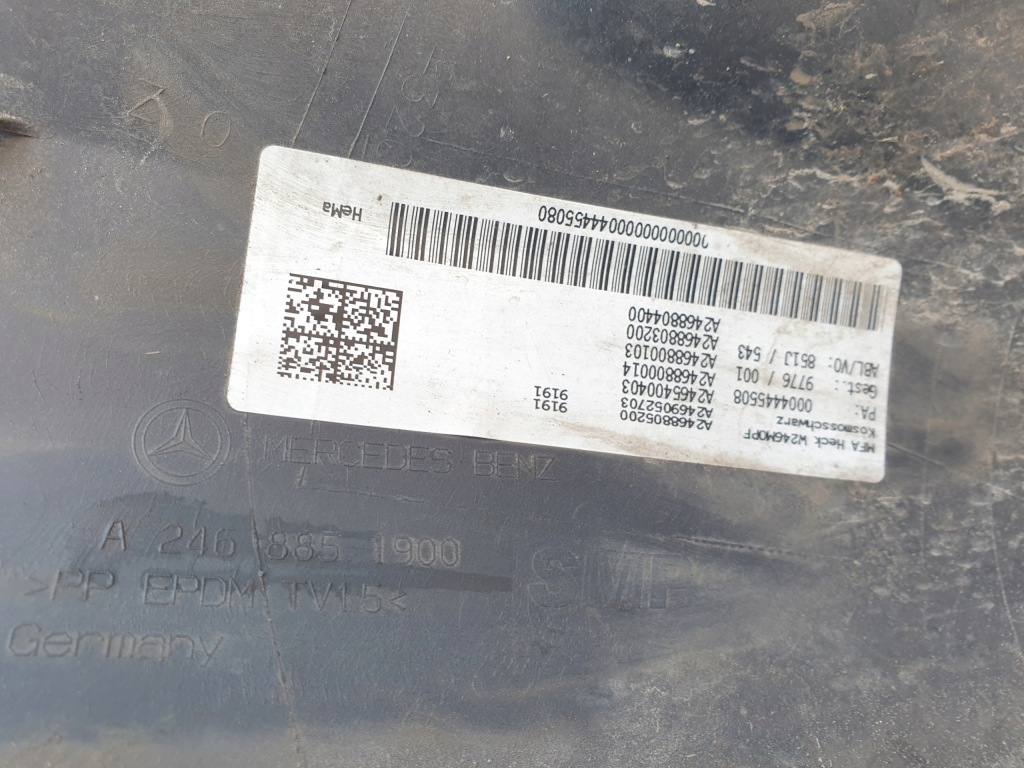 фото №9, Mercedes b-klasa w246 246 amg бампер задній задня