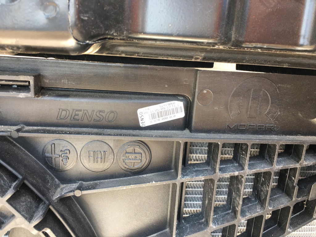 фото №5, Fiat 500 abarth pas перед вентилятор радиатор интеркулер 51819060