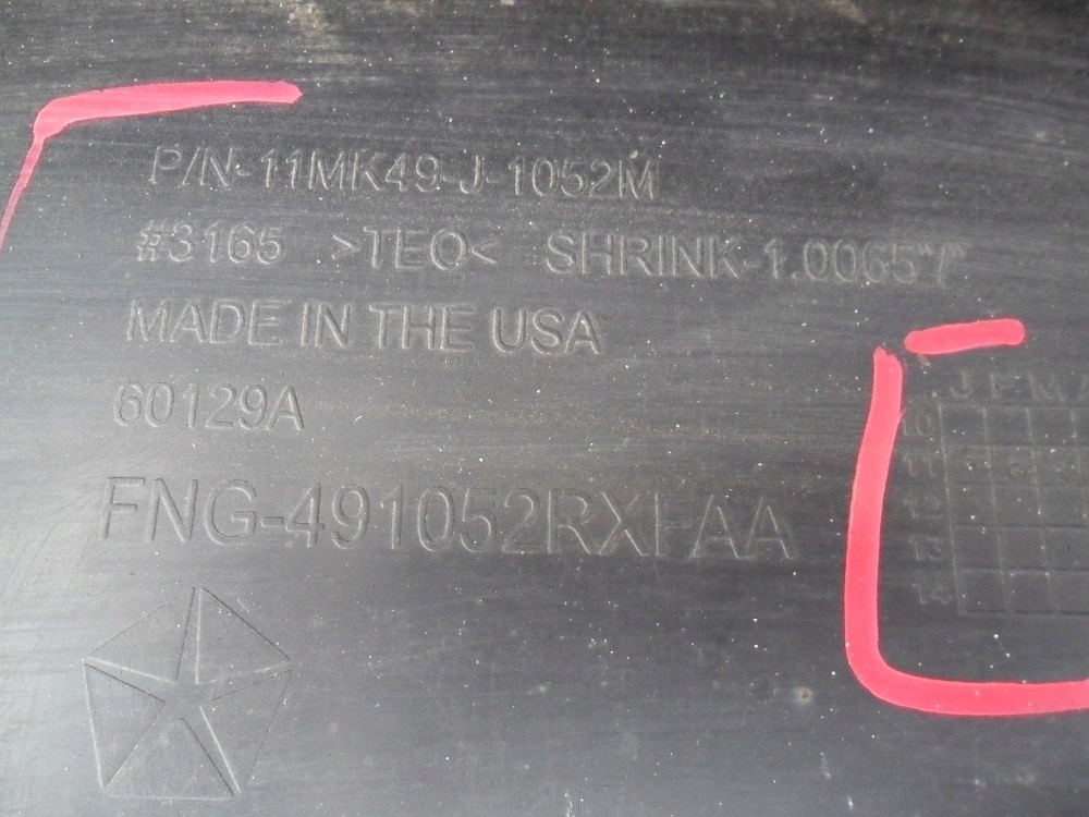 фото №16, Jeep grand cherokee 2010- бампер передний