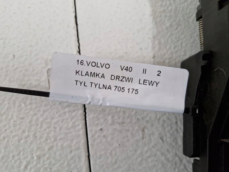 фото №3, Volvo v40 ii 2 ручка двері лівий задня задня 705