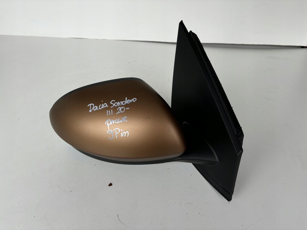 фото №1, Дзеркало праве dacia sandero iii 20- 9 pin