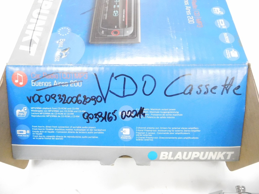 фото №6, Радиопроигрыватель vdo opel movano a 903916500014