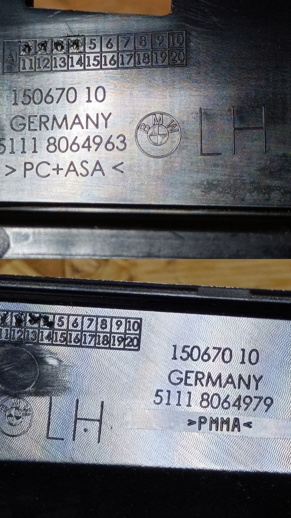 Bmw 5 g30 g31 решітка бампера ліве перед 51118064963 Ціна