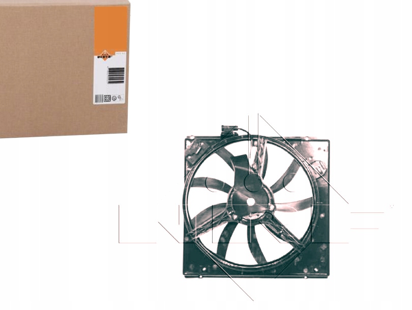 фото №1, Nrf 47052 вентилятор, охлаждение двигателя