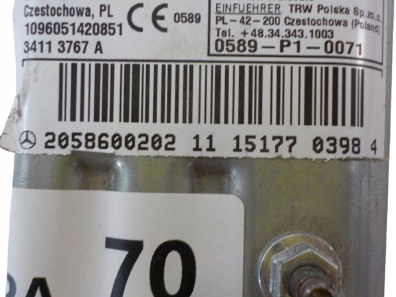 фото №10, Vw golf plus подушка безопасности подушка пассажира 1k0880204h