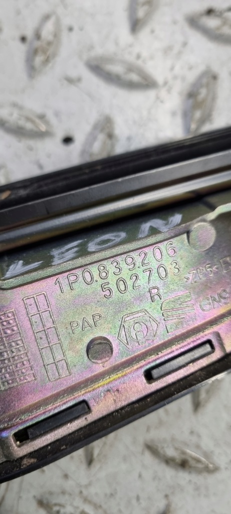 фото №3, Leon ii lift ручка двері задні праве 1p0839206