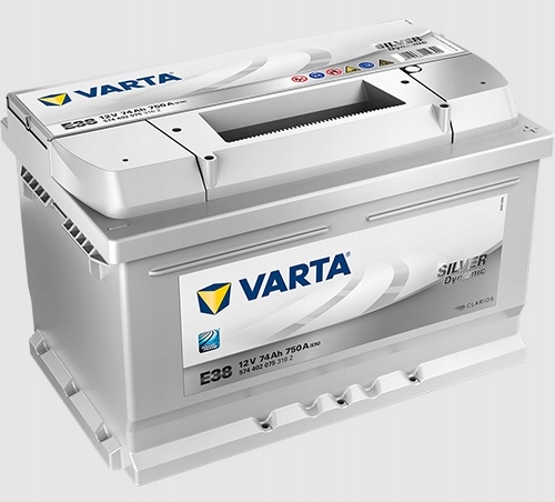 фото №1, Акумулятор varta silver e38 74ah 750a 72ah 77ah