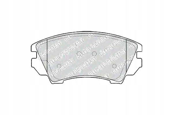 фото №1, Delphi тормозные колодки тормозные chevrolet camaro malibu op