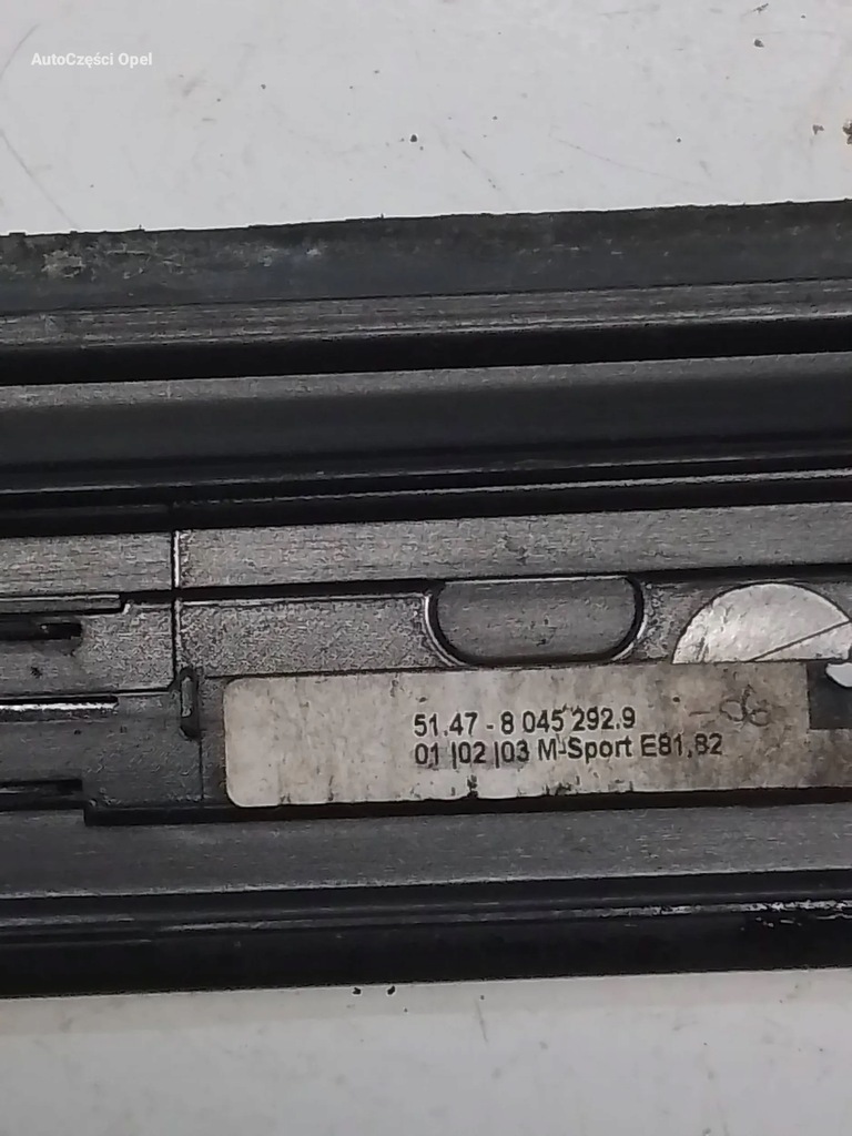 фото №6, Bmw 1 e81 e87 m-pakiet молдинг поріг 8045292